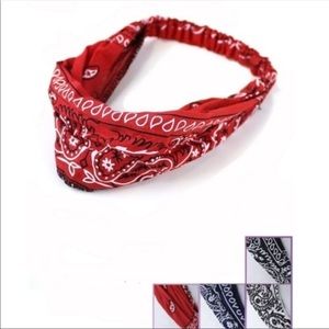 Paisley bandanna headbands
